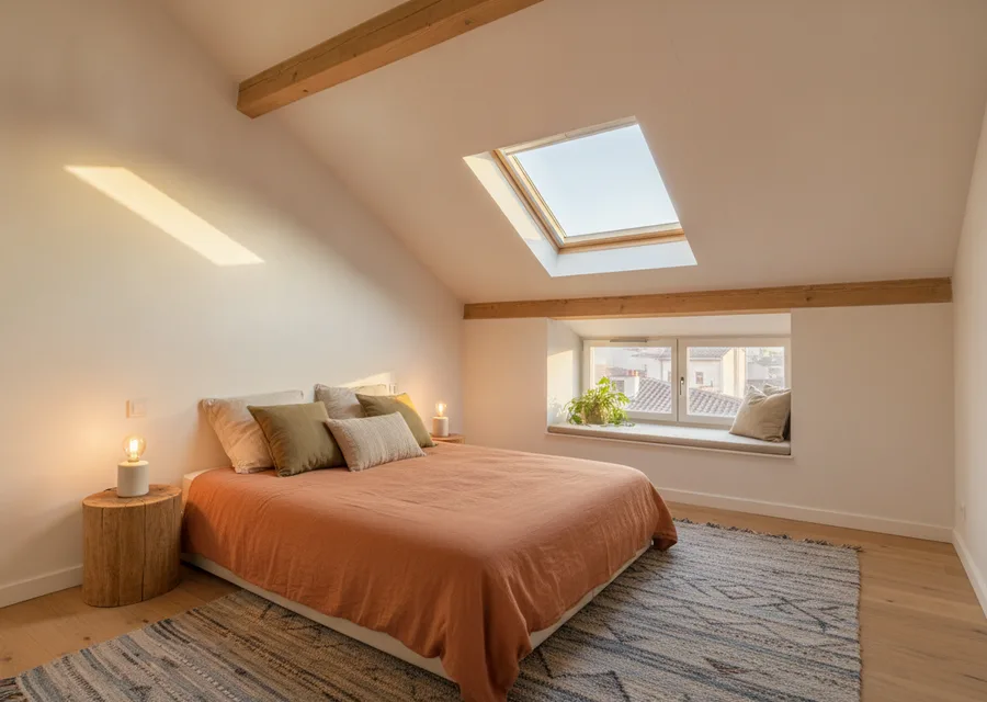 Intérieur rénové par un plâtrier-plaquiste à Toulouse
